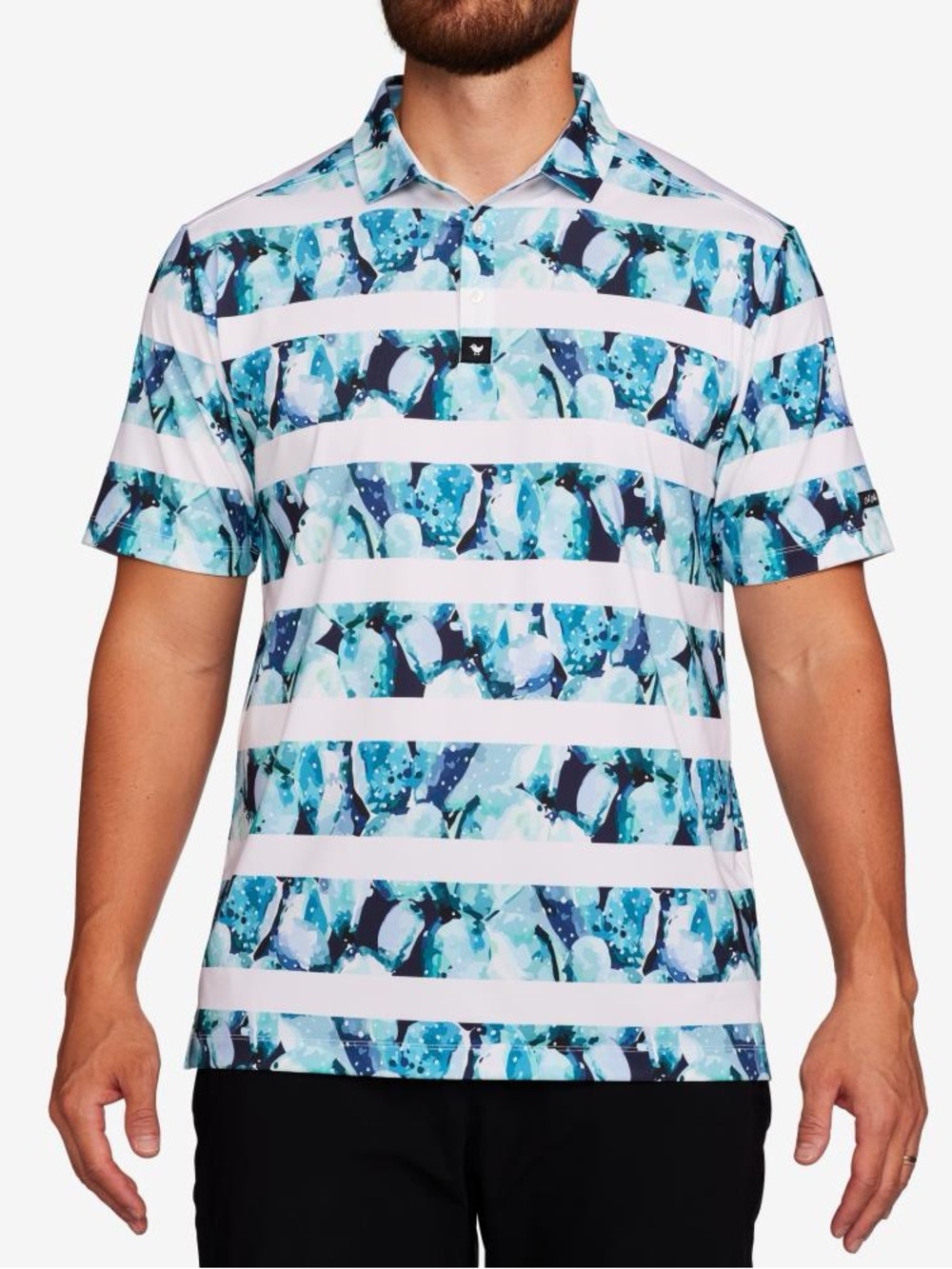 Bad Birdie Stripe Show Men’s Golf Polo